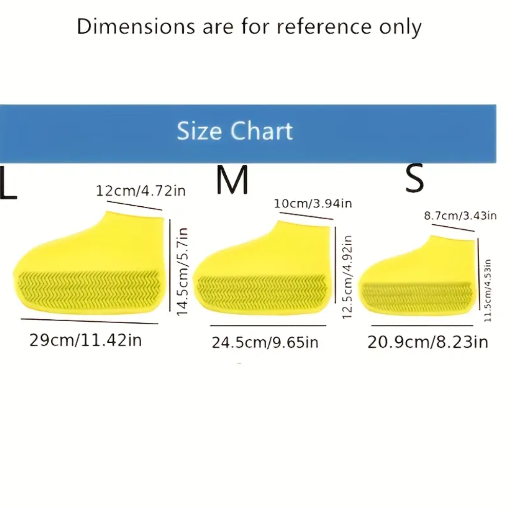 🔰CUBREZAPATOS DE SILICONA💯PROTECCION ANTIDESLIZANTE CONTRA LA LLUVIA 💦PARA HOMBRES Y MUJERES FACILES DE LIMPIAR