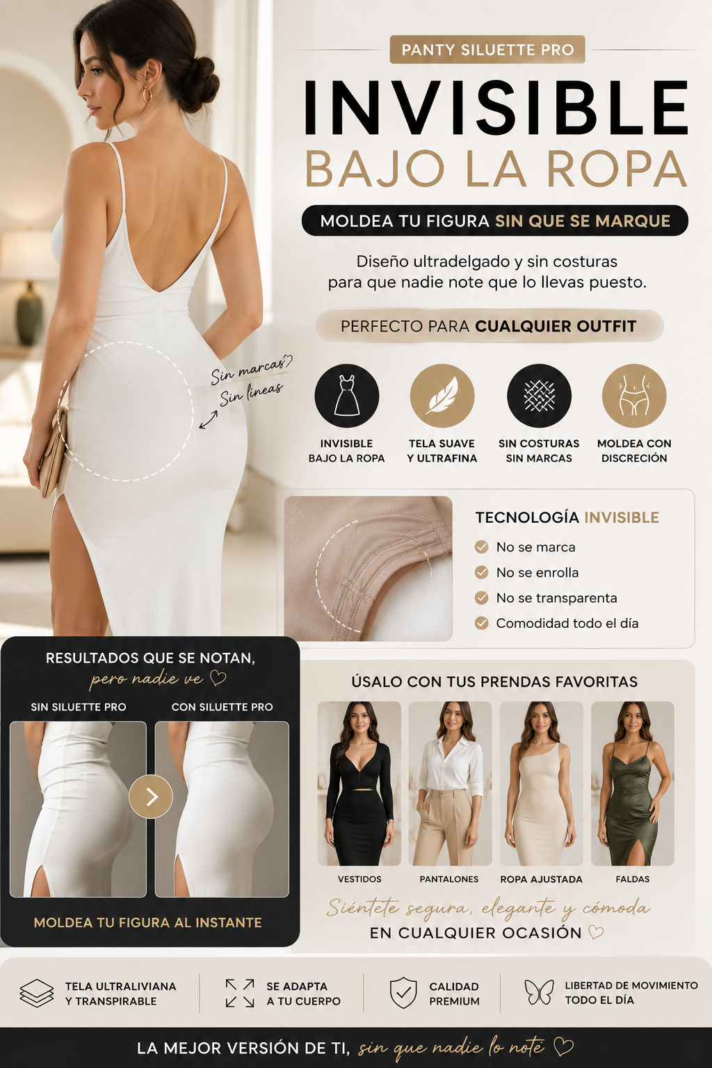 🔥✨ PANTY SILUETTE PRO™ ✨🔥MOLDEA TU FIGURA CON ELEGANCIA