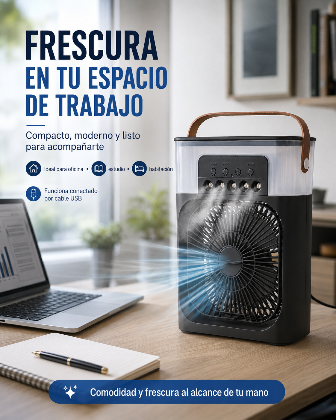 💨VENTILADOR HUMIDIFICADOR❄️