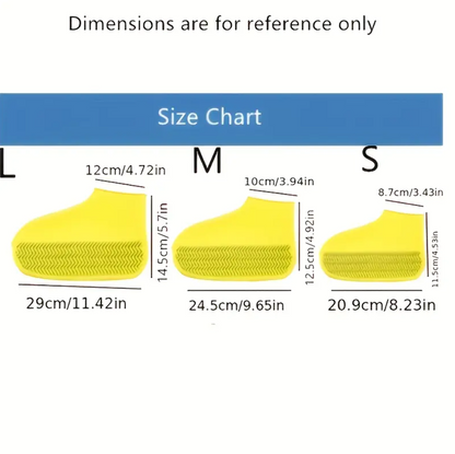 🔰CUBREZAPATOS DE SILICONA💯PROTECCION ANTIDESLIZANTE CONTRA LA LLUVIA 💦PARA HOMBRES Y MUJERES FACILES DE LIMPIAR