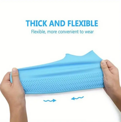 🔰CUBREZAPATOS DE SILICONA💯PROTECCION ANTIDESLIZANTE CONTRA LA LLUVIA 💦PARA HOMBRES Y MUJERES FACILES DE LIMPIAR