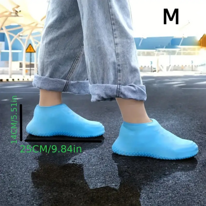 🔰CUBREZAPATOS DE SILICONA💯PROTECCION ANTIDESLIZANTE CONTRA LA LLUVIA 💦PARA HOMBRES Y MUJERES FACILES DE LIMPIAR