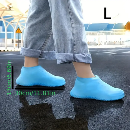 🔰CUBREZAPATOS DE SILICONA💯PROTECCION ANTIDESLIZANTE CONTRA LA LLUVIA 💦PARA HOMBRES Y MUJERES FACILES DE LIMPIAR