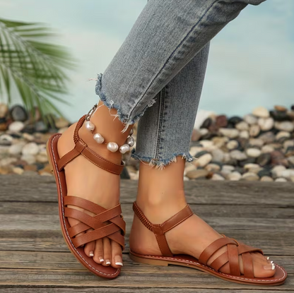 😍SANDALIA CALIFORNIA®️⭐⭐⭐⭐⭐LIGERA Y ELEGANTE🎀CUERO GARANTIZADO💯