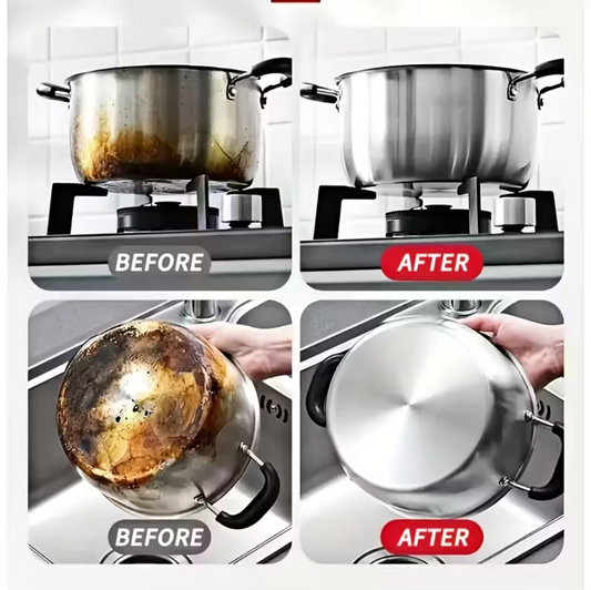 🌀CREMA RESTAURADORA DE OLLAS , SARTENES, BAÑOS Y COCINAS💥BRILLO EN SEGUNDOS ⏱️✨