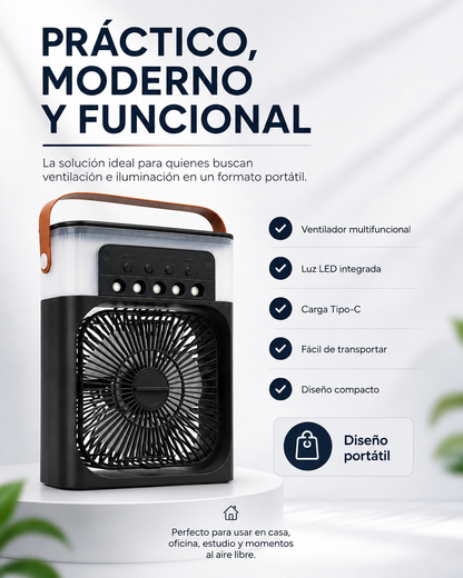 💨VENTILADOR HUMIDIFICADOR❄️