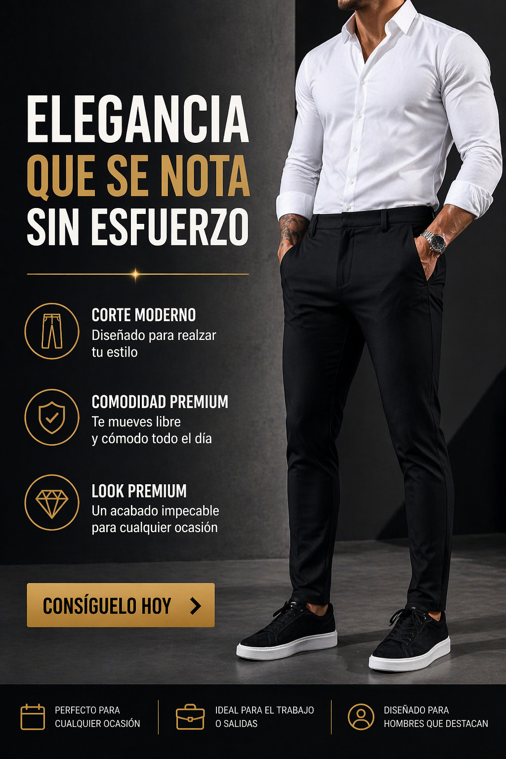 💼PANTALON MAVERICK™🔥LA DIFERENCIA ENTRE VESTIR Y DESTACAR⭐⭐⭐⭐⭐