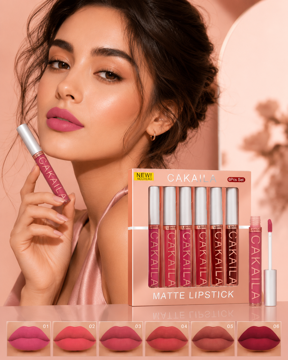 💖SET DE 6 LABIALES💋 MATTE MAGIA INTENSA