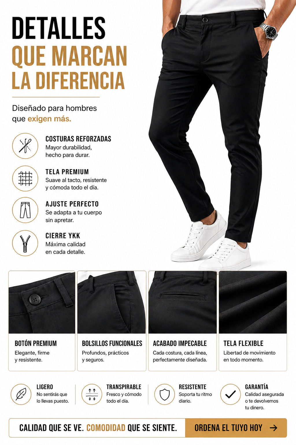 💼PANTALON MAVERICK™🔥LA DIFERENCIA ENTRE VESTIR Y DESTACAR⭐⭐⭐⭐⭐