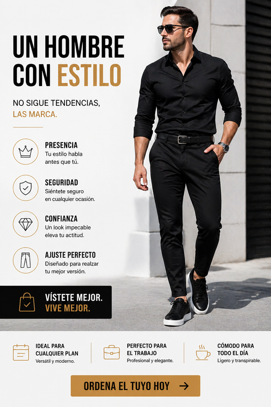💼PANTALON MAVERICK™🔥LA DIFERENCIA ENTRE VESTIR Y DESTACAR⭐⭐⭐⭐⭐