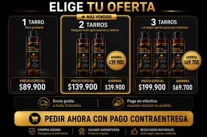 SHAMPOO KINGMING CUBRE CANAS 3 EN 1™
