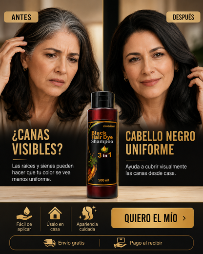 SHAMPOO KINGMING CUBRE CANAS 3 EN 1™