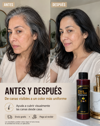 SHAMPOO KINGMING CUBRE CANAS 3 EN 1™
