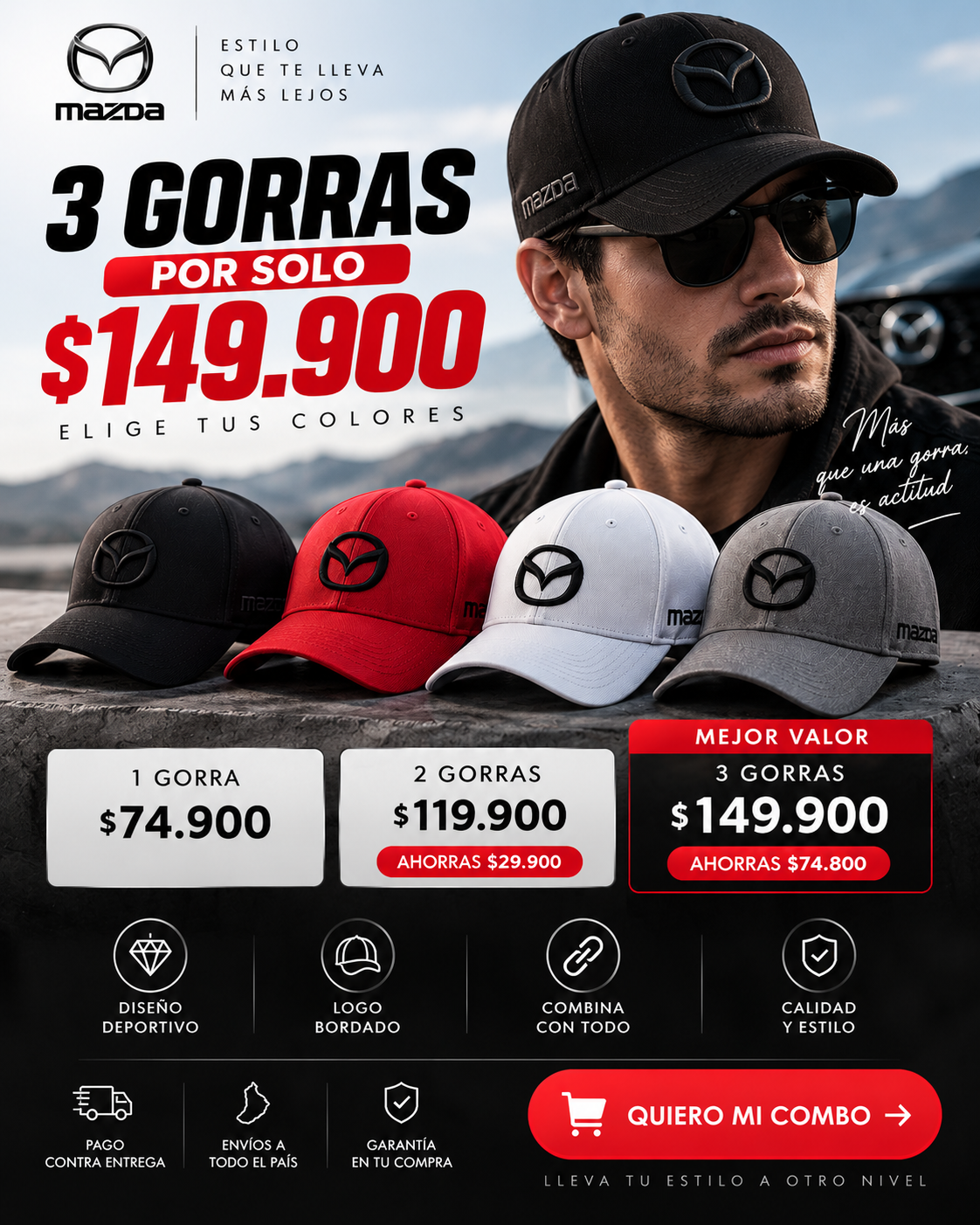 GORRA MOTORLINE MAZDA