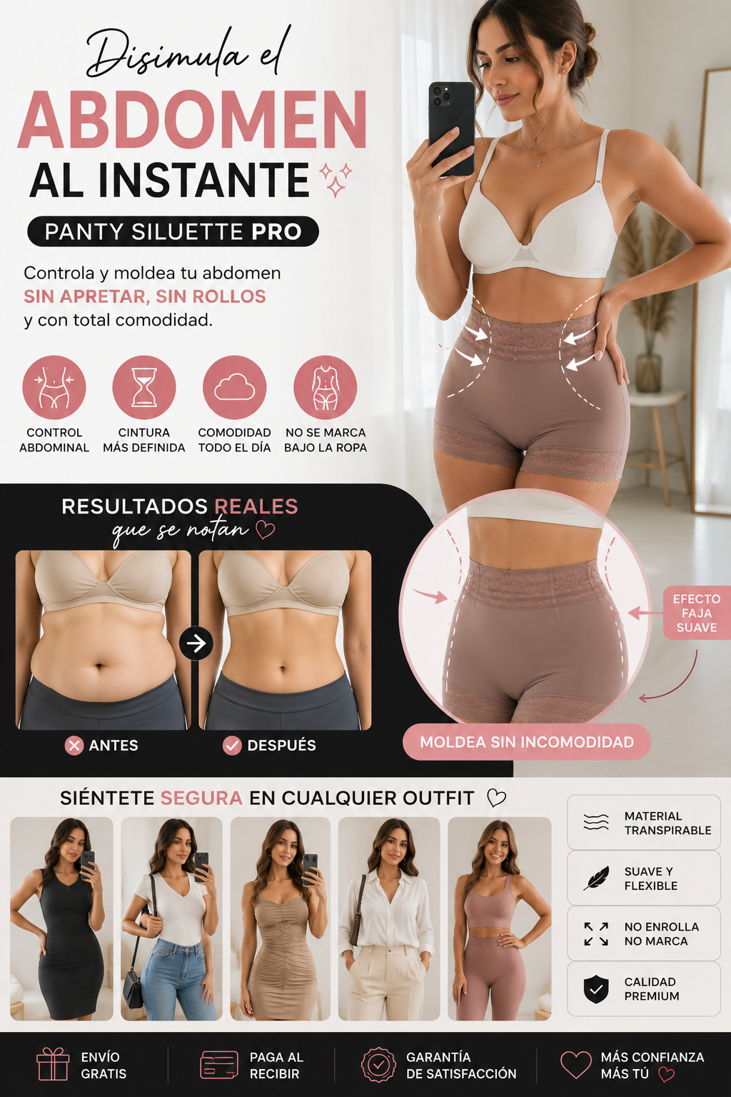 🔥✨ PANTY SILUETTE PRO™ ✨🔥MOLDEA TU FIGURA CON ELEGANCIA