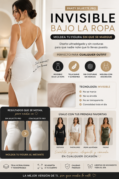🔥✨ PANTY SILUETTE PRO™ ✨🔥MOLDEA TU FIGURA CON ELEGANCIA