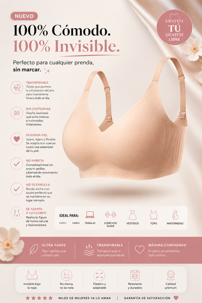 💥BRASIER CONFORT PREMIUM™️🎀LEVANTA Y MOLDEA SIN DOLOR😍PAGUE 1 LLEVA 3🎁