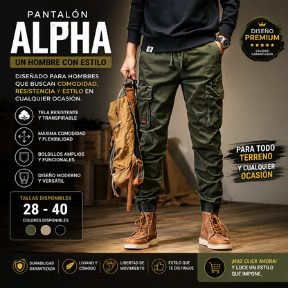 💥🔰PANTALON ALPHA💥EL PANTALON CARGO QUE TODO HOMBRE NECESITA🔥