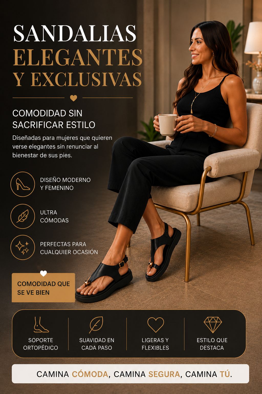 💥💫SANDALIA ORTOPEDICA ISABELLA®️ELEGANCIA Y BIENESTAR EN CADA PASO💫