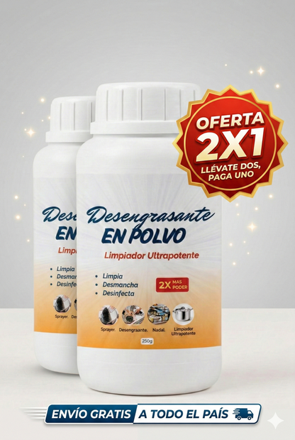 💥🌀DESENGRASANTE EN POLVO🫧LIMPIADOR ULTRA POTENTE🔥PAGUE 1 LLEVE 2🎁