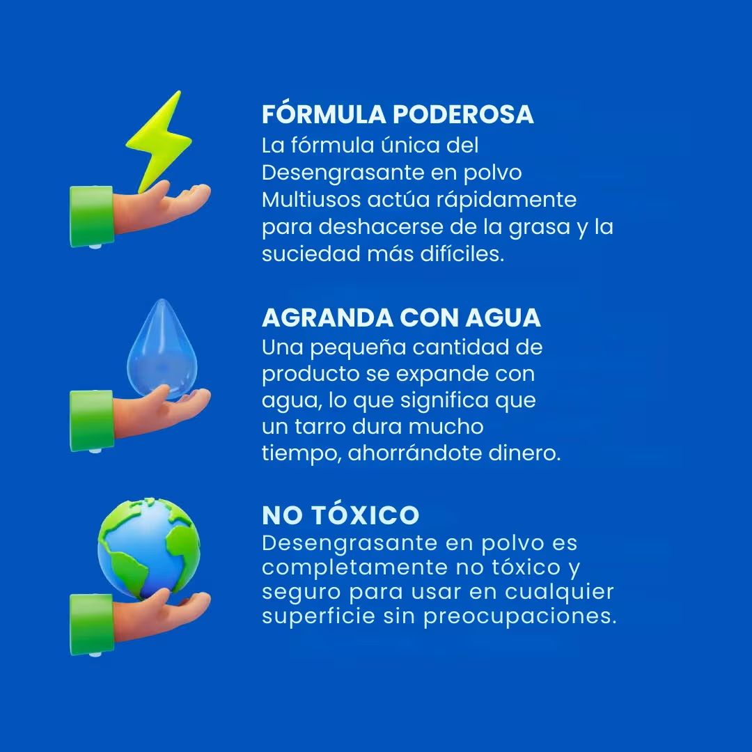 🌀POLVO ELIMINADOR DE OXIDO Y GRASA💯🔰 ⭐⭐⭐⭐⭐ CLEANING POWER®️💥PAGUE 1 LLEVA 2 💥TIEMPO LIMITADO🏃‍♂️