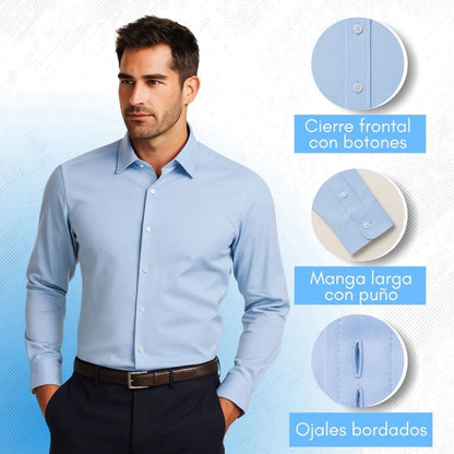 👔CAMISA MANGA LARGA PREMIUM💼PARA EL HOMBRE QUE SABE VESTIR🔝