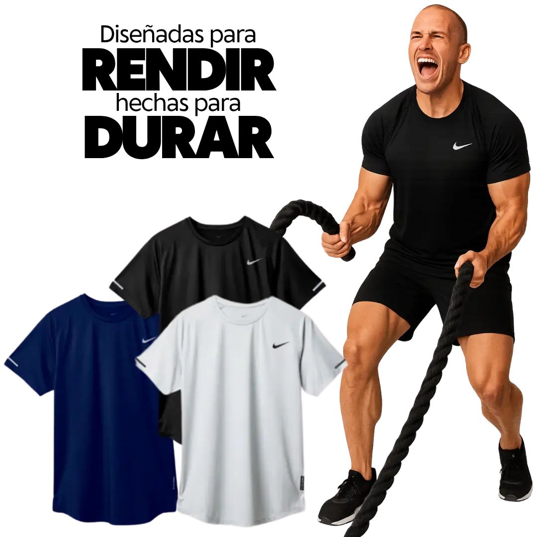 🔥👕 PACK FIT PRO 3X™CAMISETAS 💪 ENTRENA CÓMODO,RINDE AL MÁXIMO 💪⚡