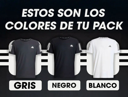 🔥👕 PACK FIT PRO 3X™CAMISETAS 💪 ENTRENA CÓMODO,RINDE AL MÁXIMO 💪⚡