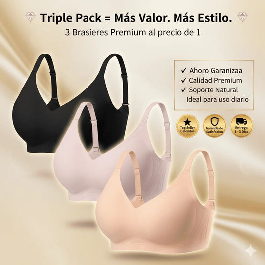 BRASIER CONFORT PREMIUM™️🎀LEVANTA Y MOLDEA SIN DOLOR😍