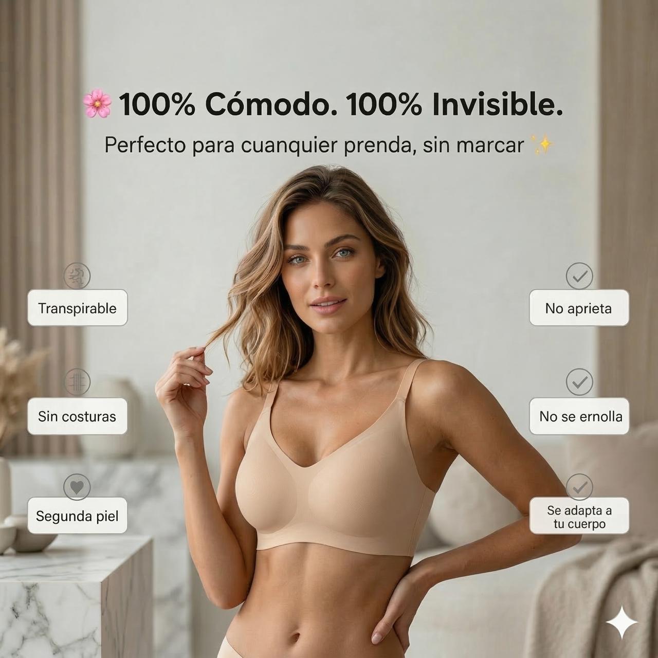 BRASIER CONFORT PREMIUM™️🎀LEVANTA Y MOLDEA SIN DOLOR😍